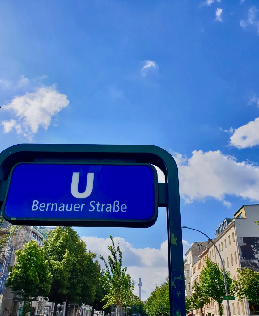 Bernauer Strasse metro station Berlin