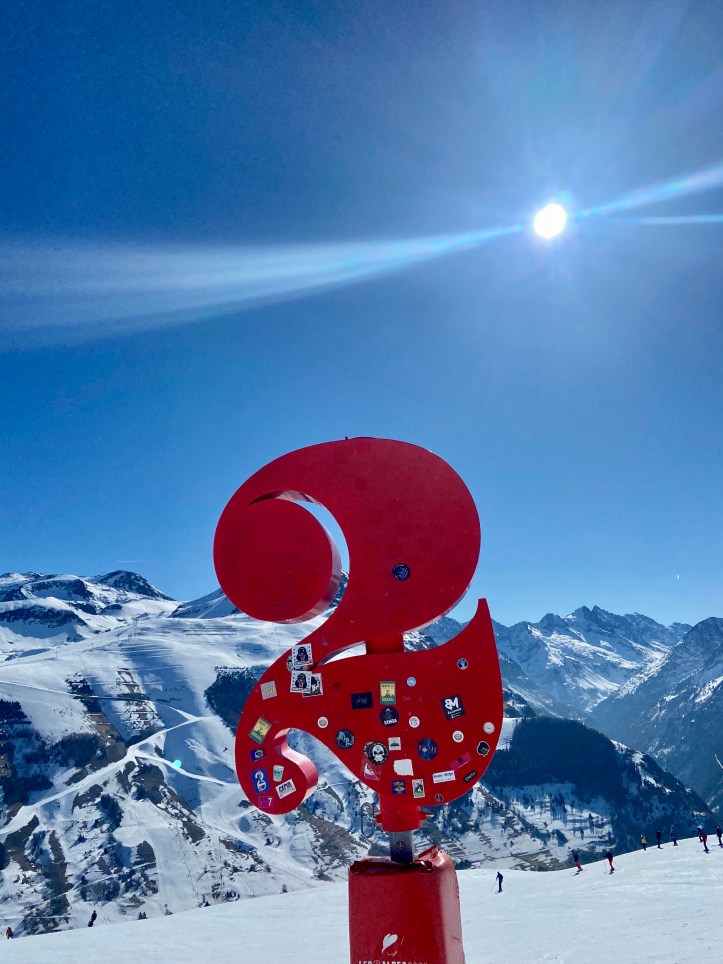 les deux alpes skiing