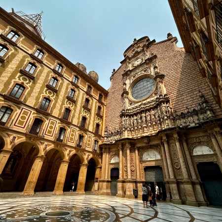 Monastery Montserrat in Catalonia close to Barcelona
