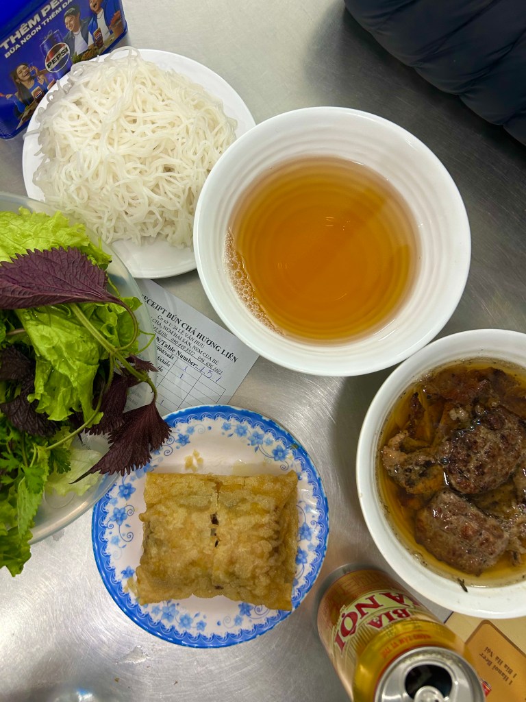 bun cha in hanoi